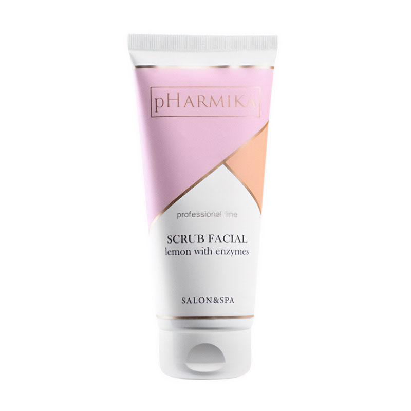 Скраб для обличчя pHarmika Scrub Facial Лимонний, з ензимами, 200 мл